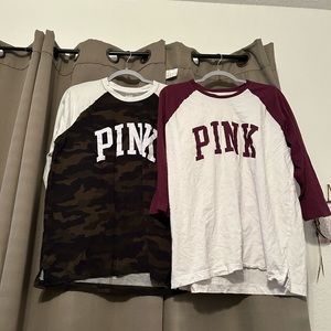 Pink long sleeve shirt